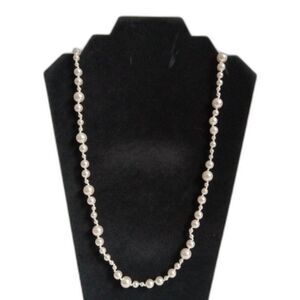 Roman Worthington Essentials Single Strand Faux Pearl Beaded Layering Necklace